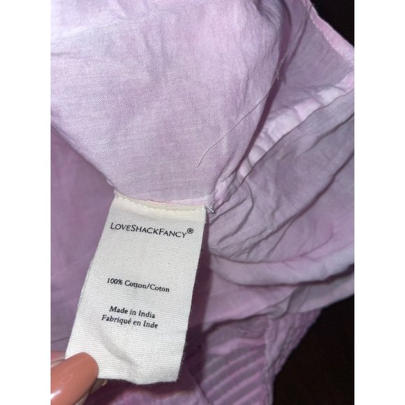LoveShackFancy Gwen Dress in Peony Pink Small New Nwt Women's Mini Cotton - Picture 8 of 16